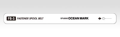 画像2: STUDIO OCEAN MARK/ ファスナースプールベルト(ホワイト)