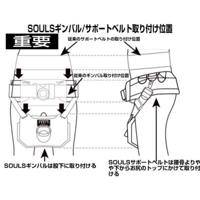 画像1: SOULS/ ギンバルサポートベルト