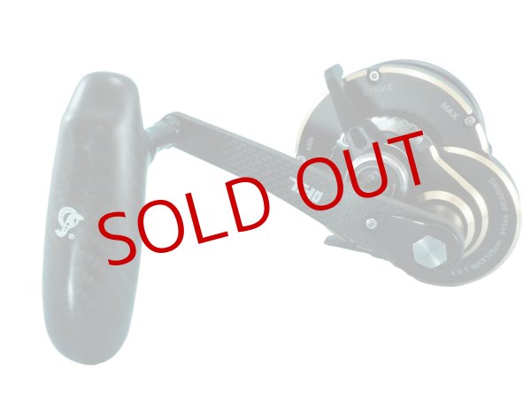 画像2: オーシャンフリークス/ TECOMAX 6600 限定マットブラック＆カーボンハンドルセット(左ハンドル) (2)